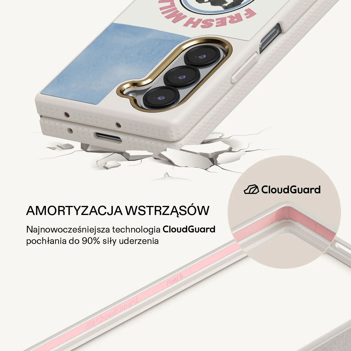 Milkshake - Samsung Galaxy Z Fold 6 Etui - Image 17