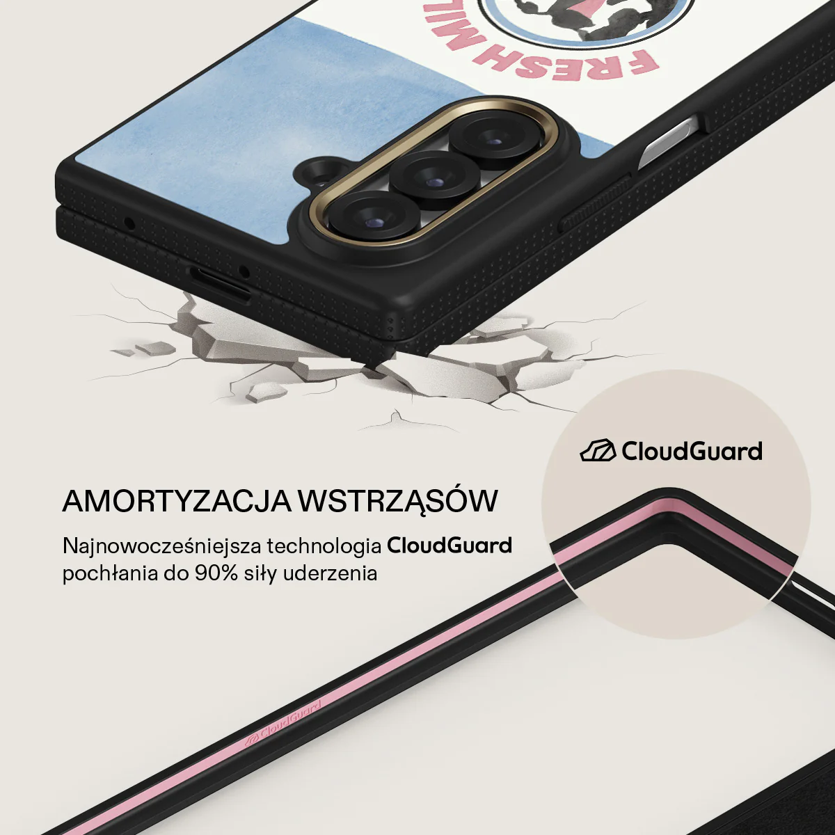 Milkshake - Samsung Galaxy Z Fold 7 Etui - Image 3