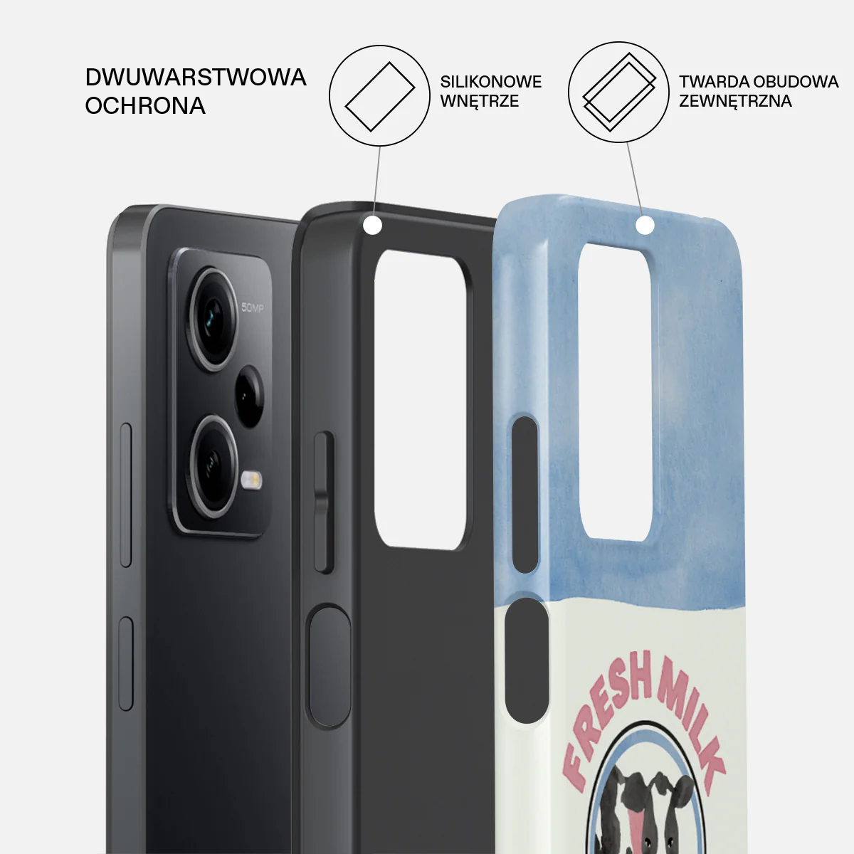 Milkshake - Xiaomi Redmi Note 12 Pro 5G Etui - Image 2