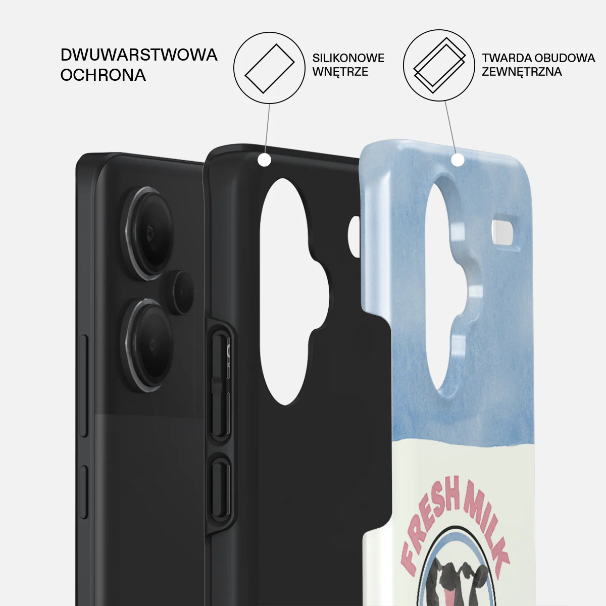 Milkshake - Xiaomi Redmi Note 13 Pro+ 5G Etui - Image 2