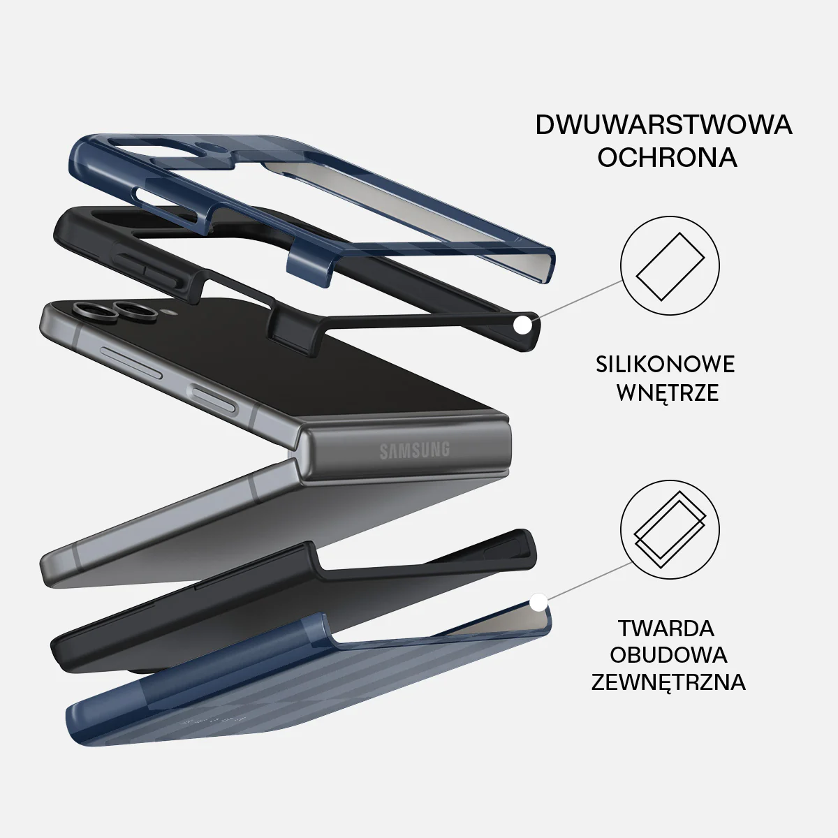 Mind Games - Samsung Galaxy Z Flip 5 Etui - Image 2