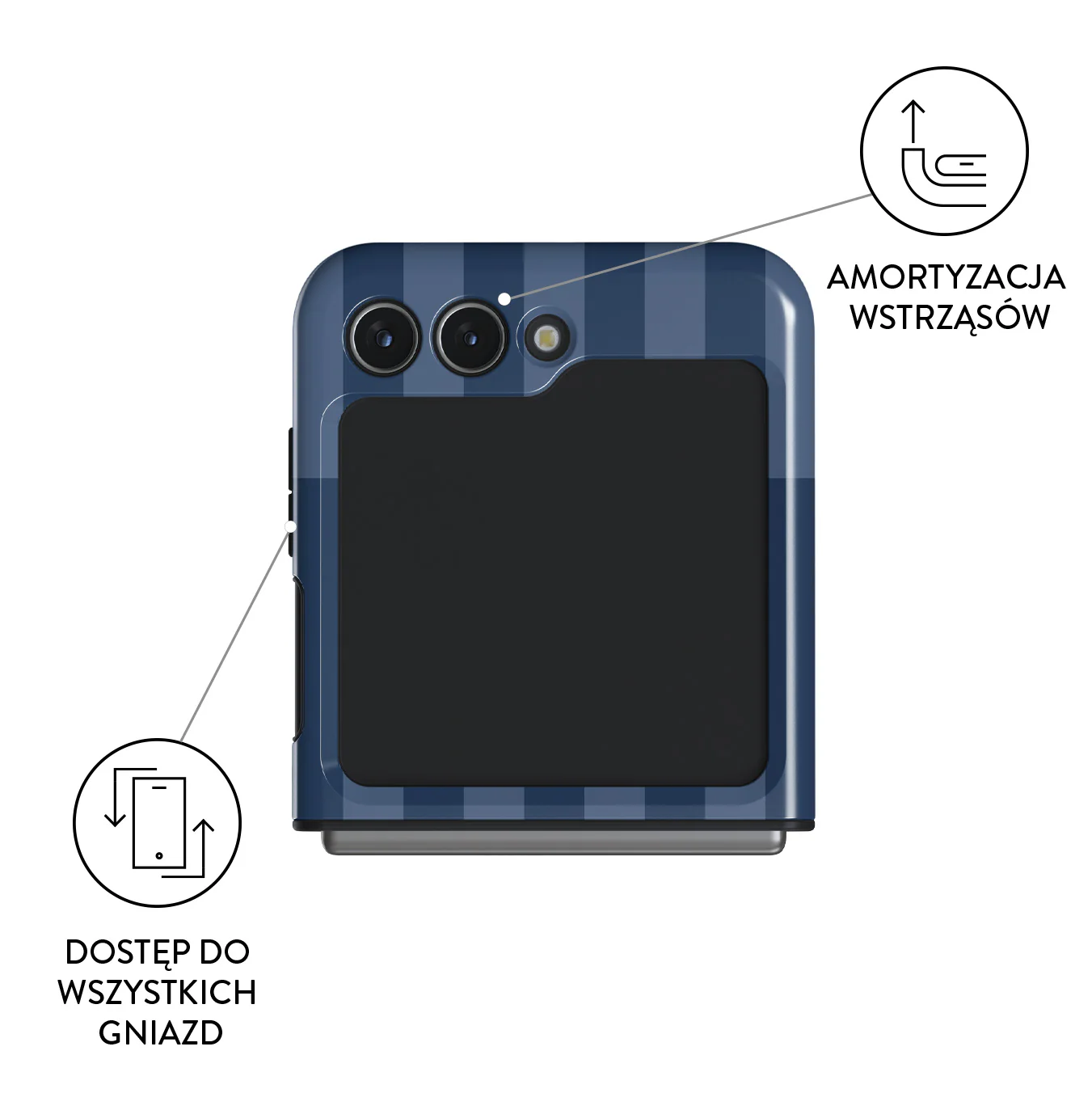 Mind Games - Samsung Galaxy Z Flip 5 Etui - Image 3