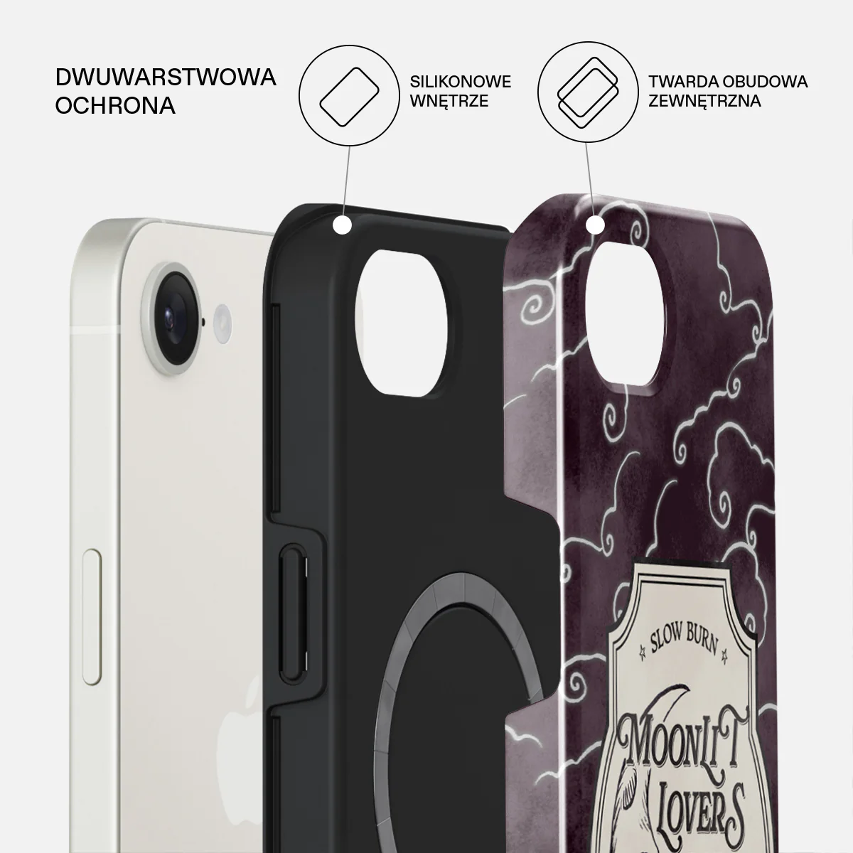 Moonlit Lovers - iPhone 17e Etui - Image 2