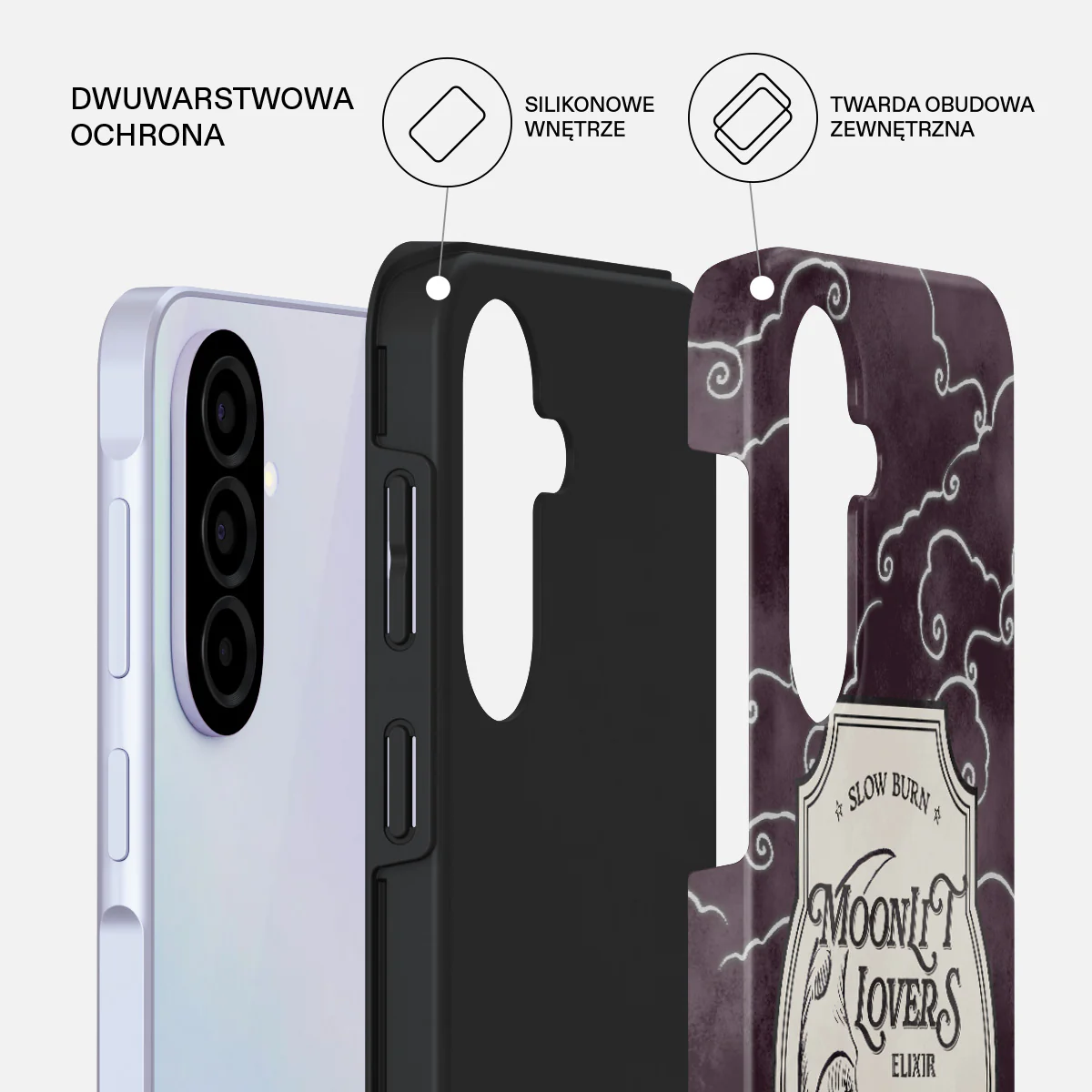 Moonlit Lovers - Samsung Galaxy A37 5G Etui - Image 2