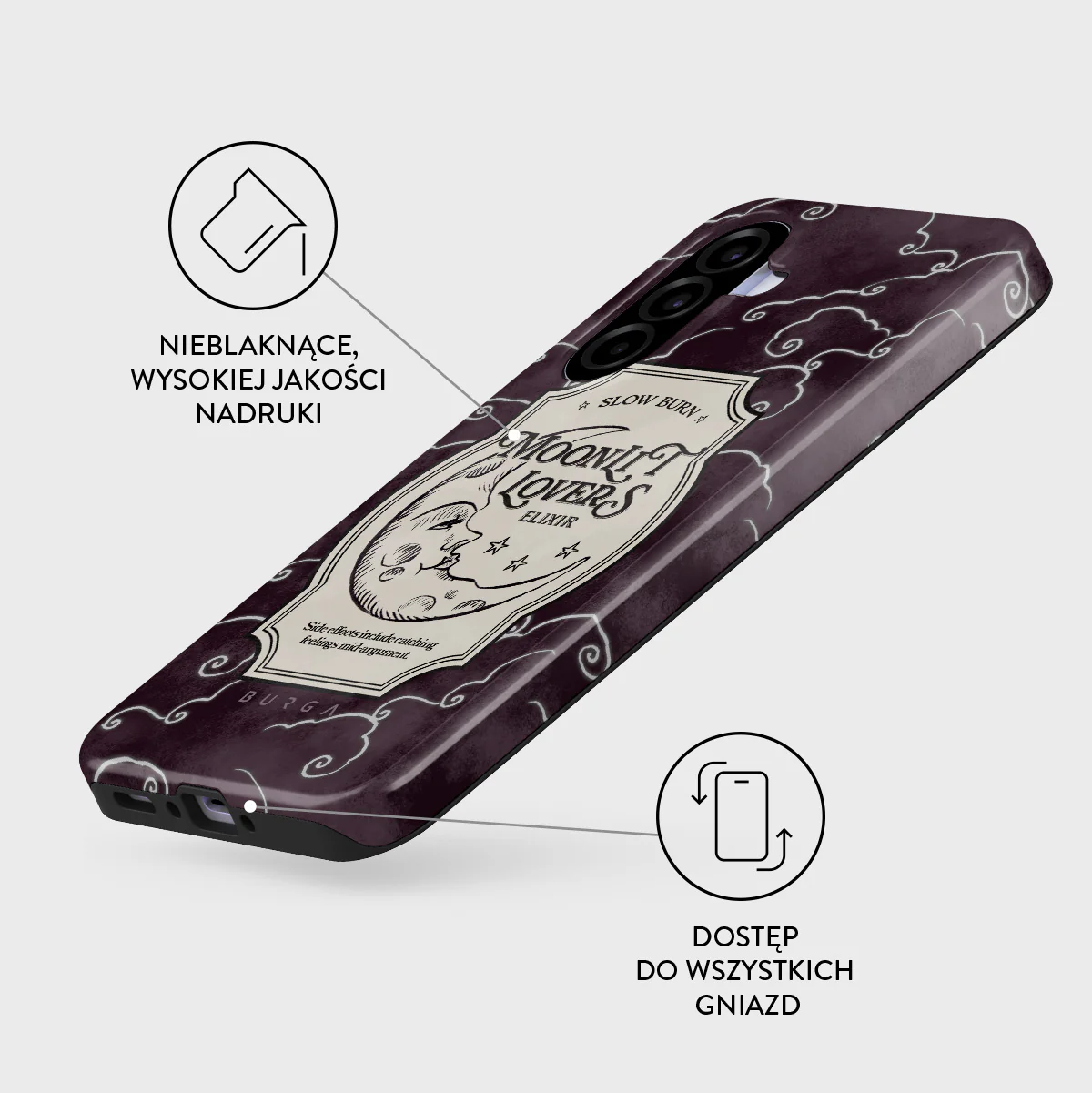 Moonlit Lovers - Samsung Galaxy A37 5G Etui - Image 3