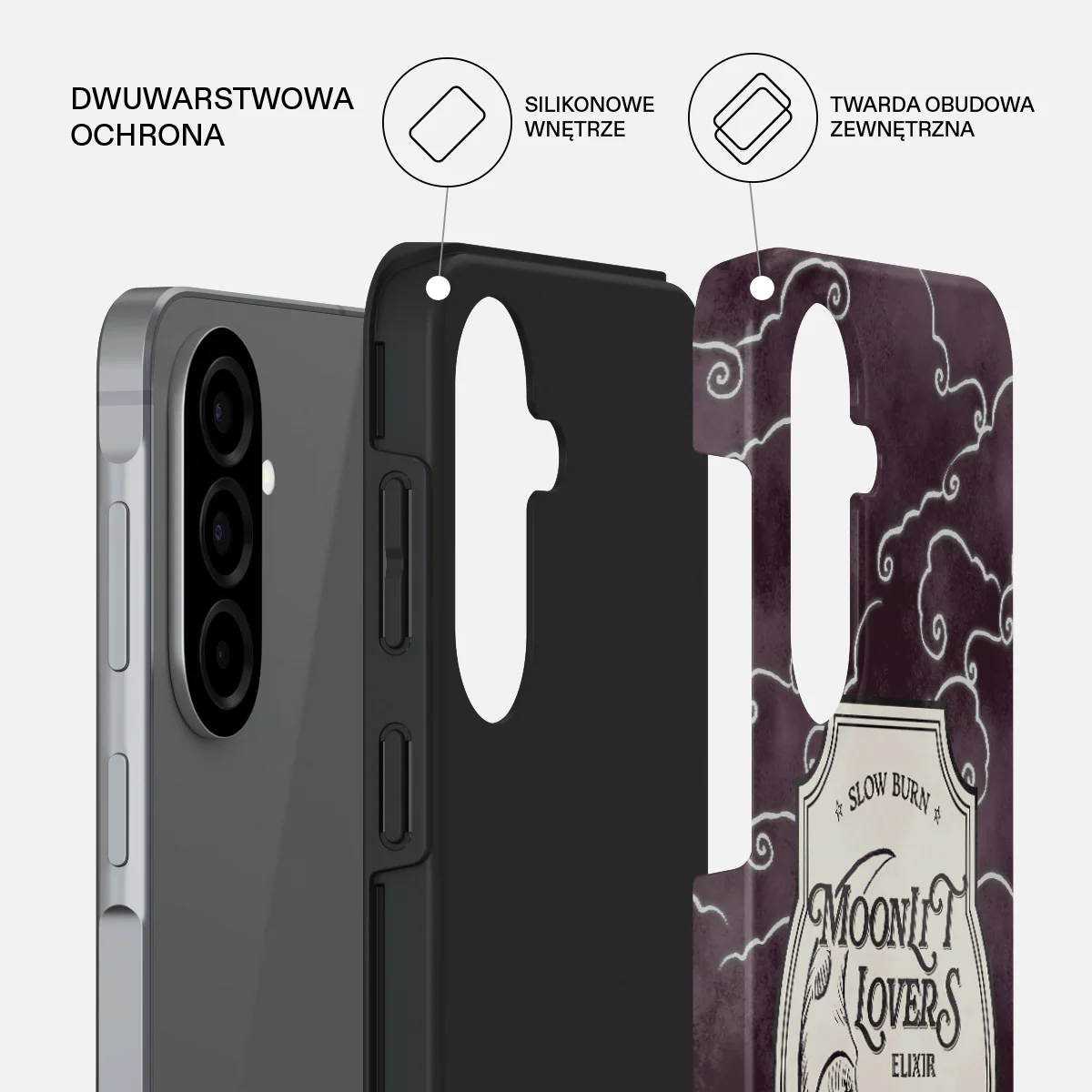 Moonlit Lovers - Samsung Galaxy A57 5G Etui - Image 2