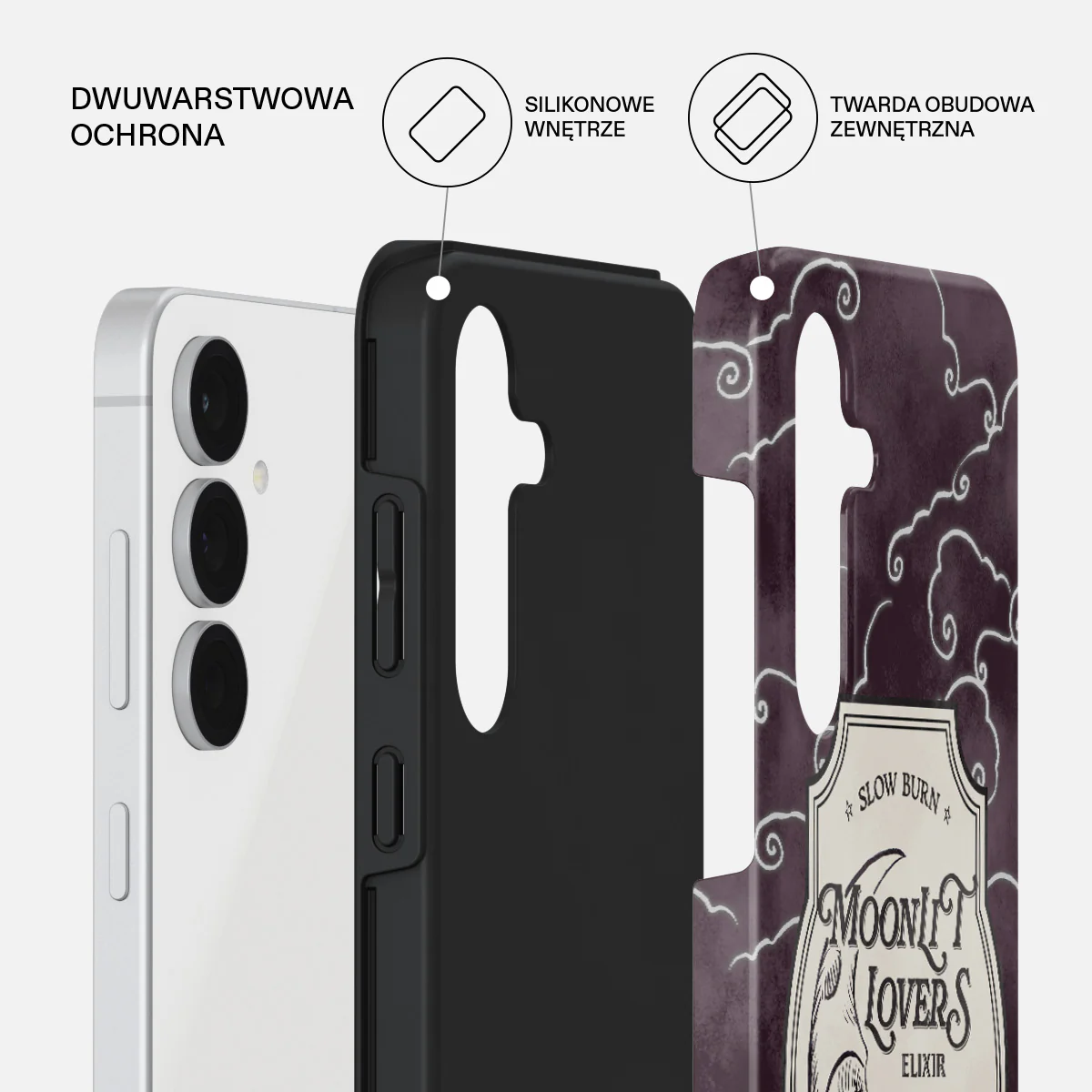Moonlit Lovers - Samsung Galaxy S25 FE Etui - Image 2