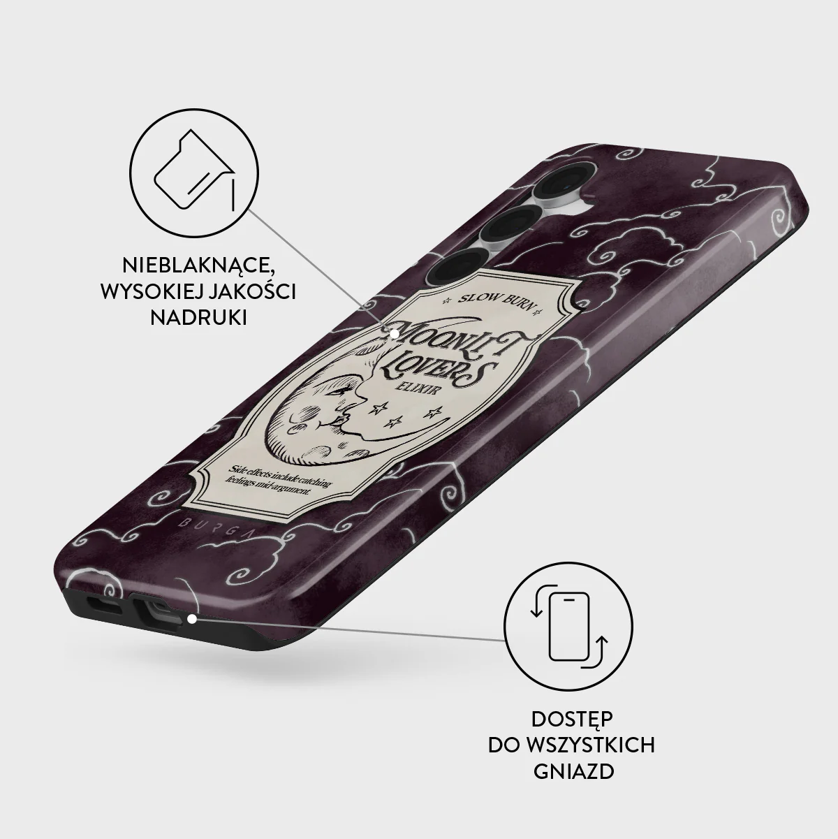 Moonlit Lovers - Samsung Galaxy S25 FE Etui - Image 3