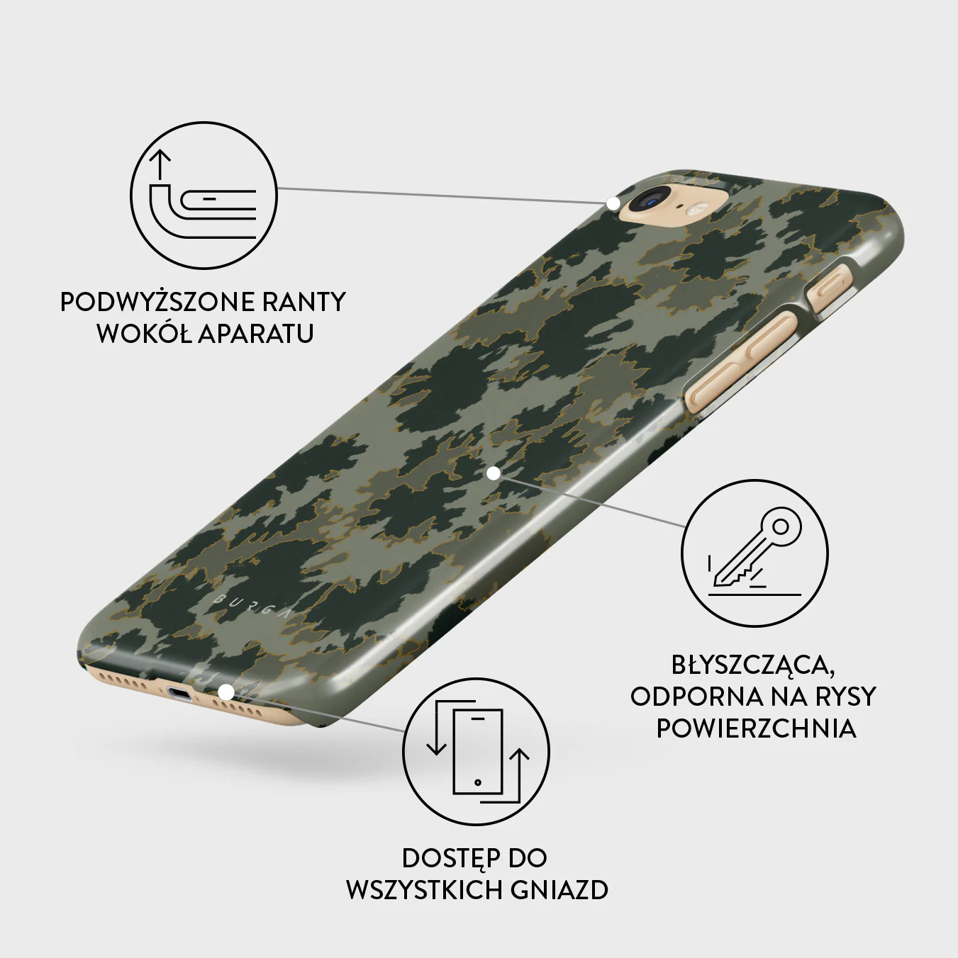 Moss - iPhone SE (2022) Etui - Image 3