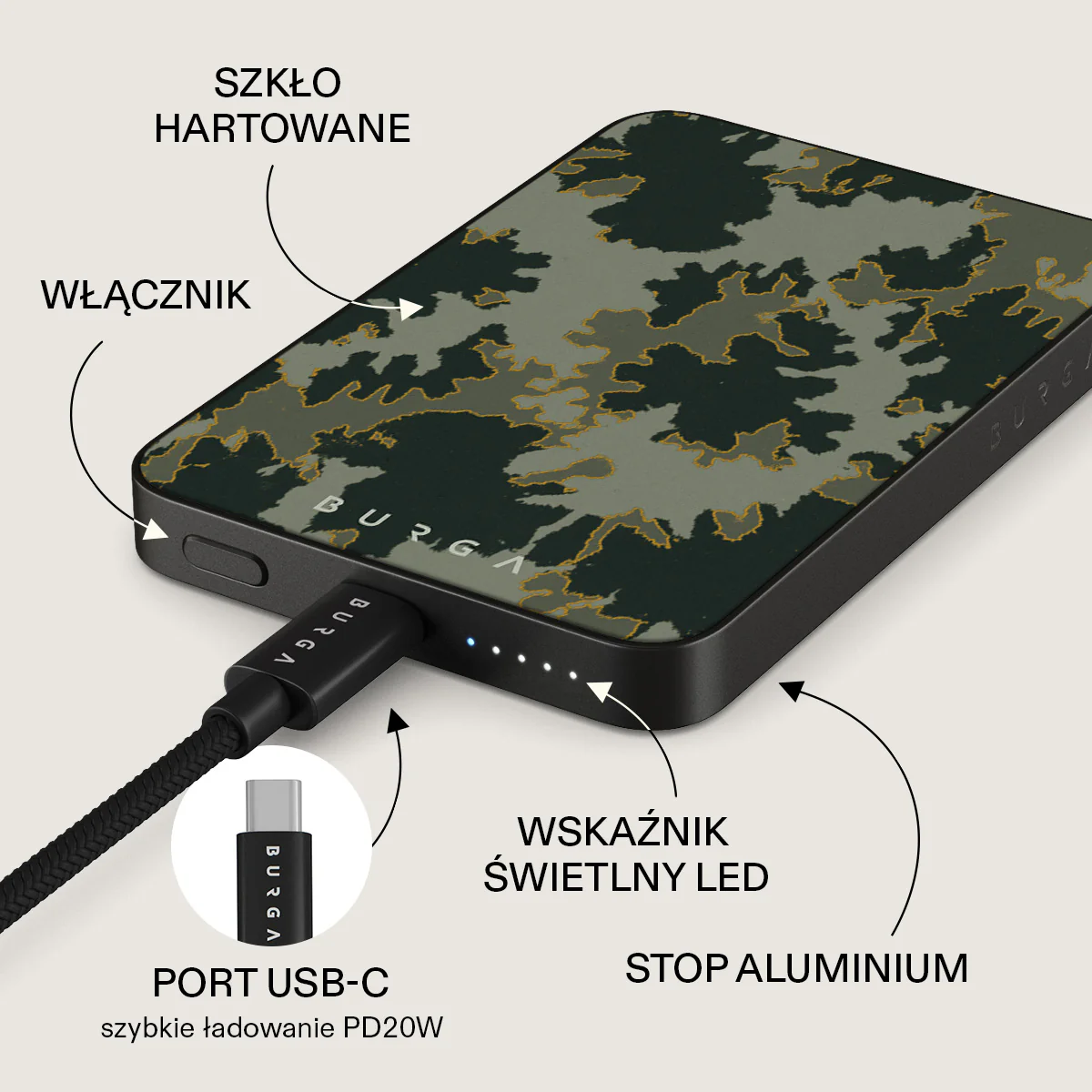 Moss - Magnetyczny power bank - Image 5