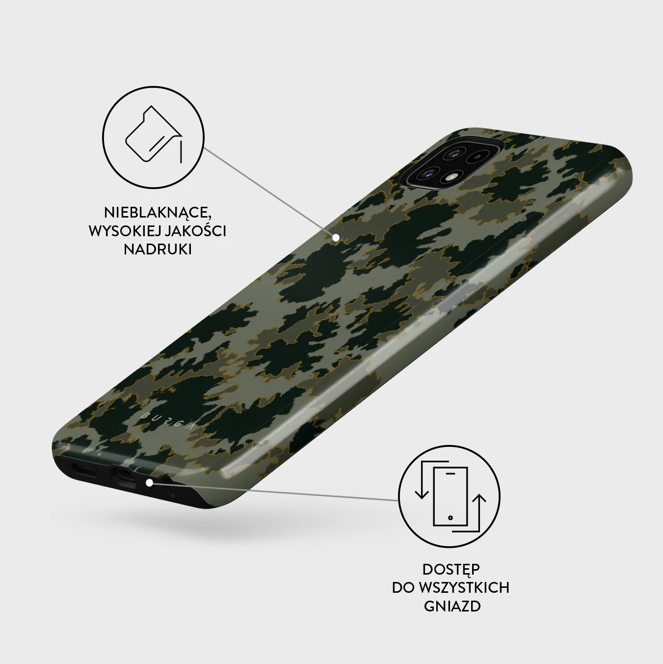 Moss - Samsung Galaxy A22 5G Etui - Image 3