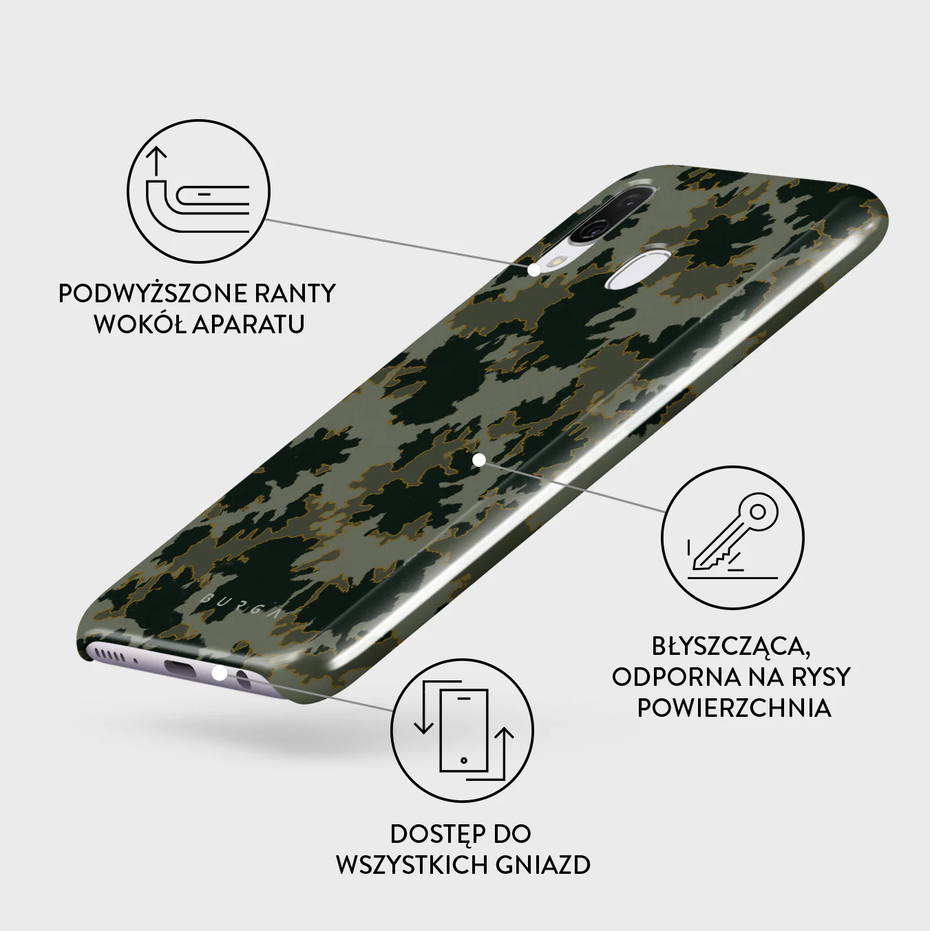 Moss - Samsung Galaxy A40 Etui - Image 3