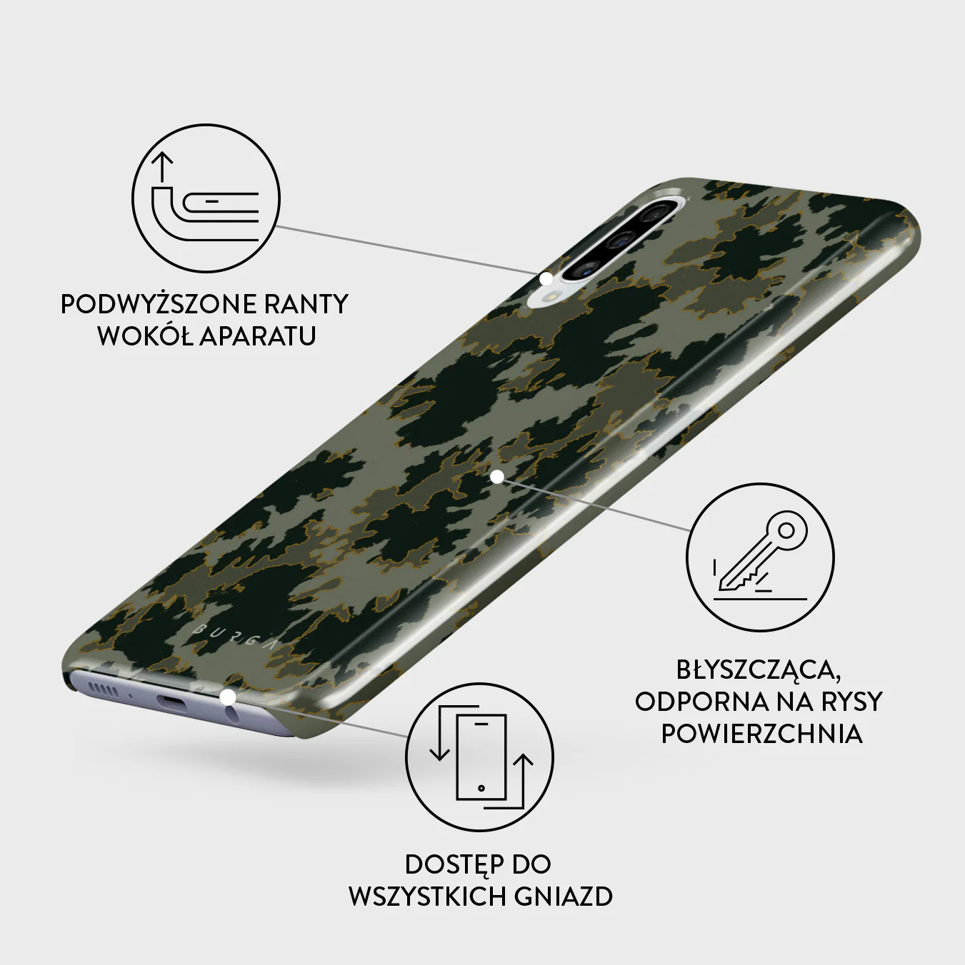 Moss - Samsung Galaxy A50 Etui - Image 3