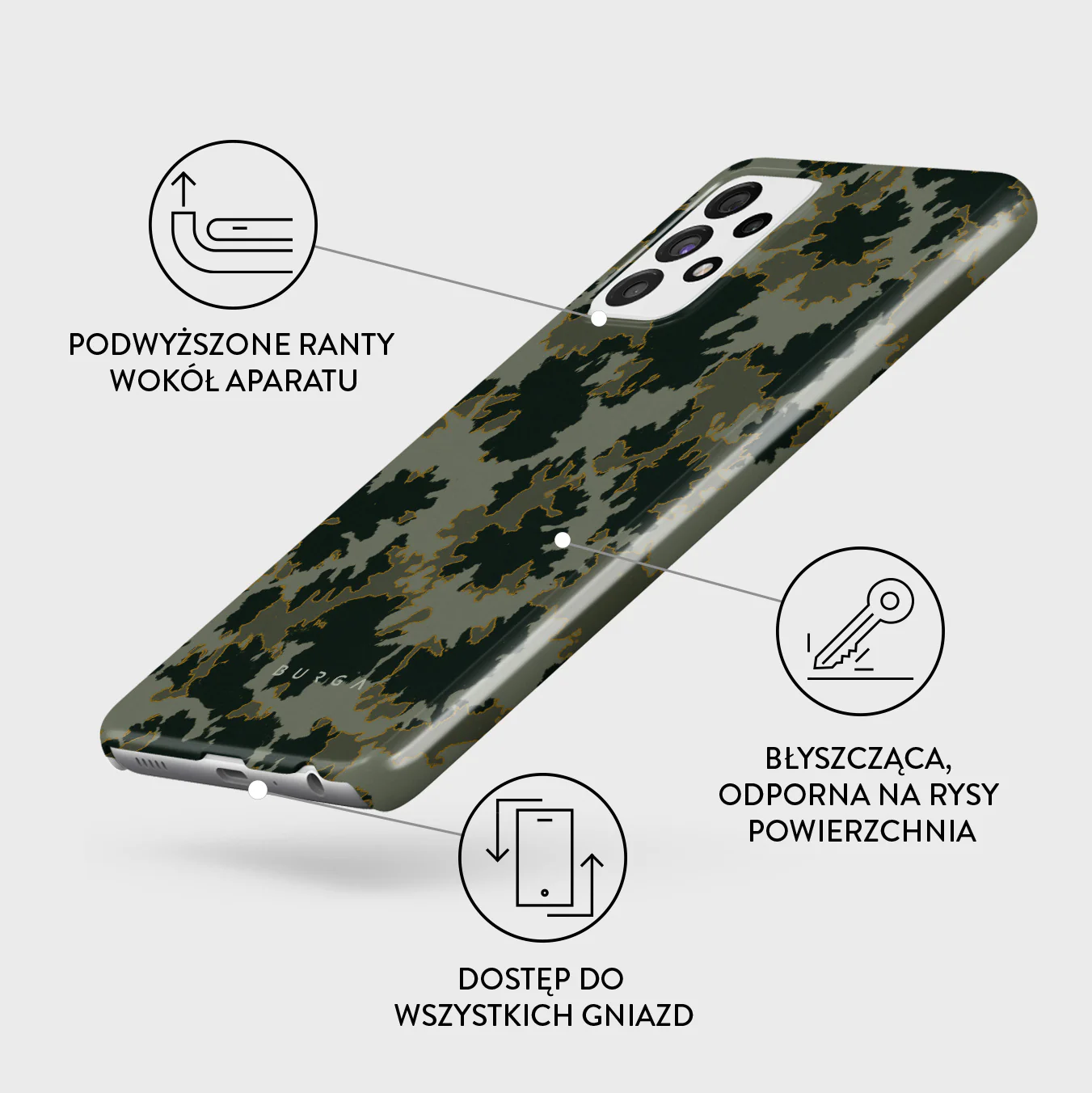 Moss - Samsung Galaxy A72 4G / 5G Etui - Image 3