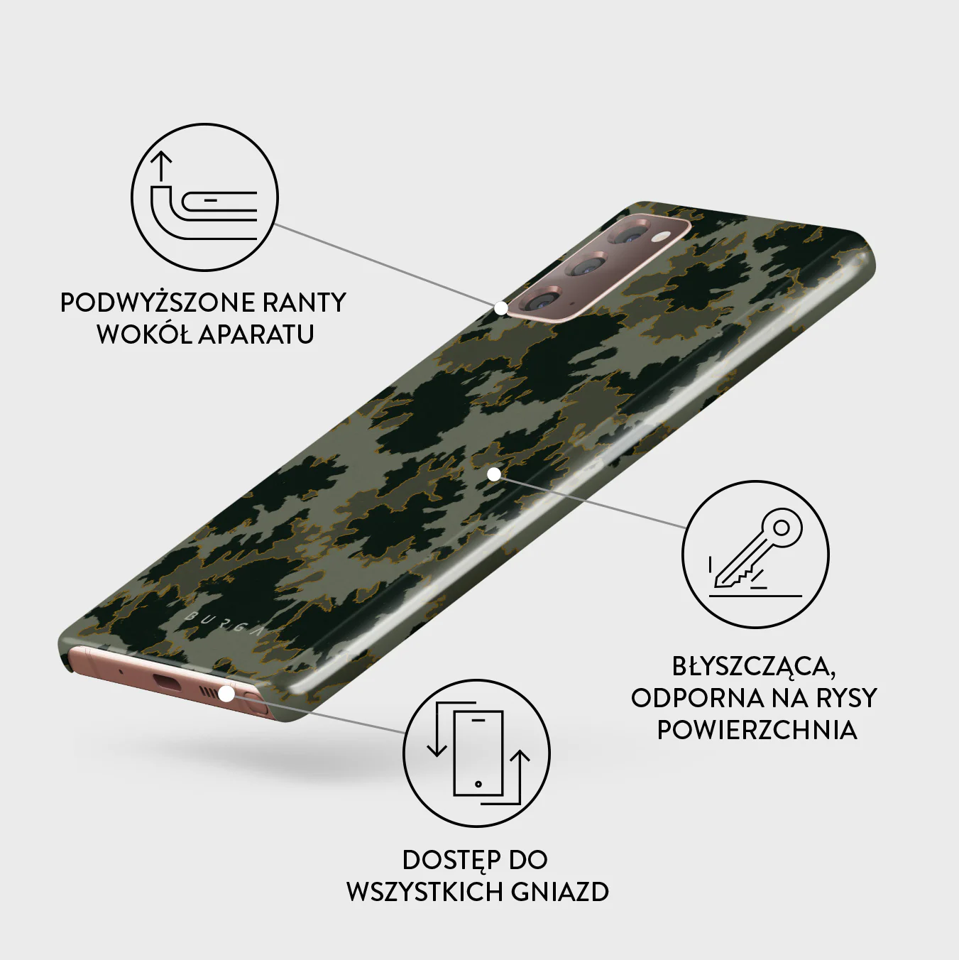 Moss - Samsung Galaxy Note 20 4G / 5G Etui - Image 3