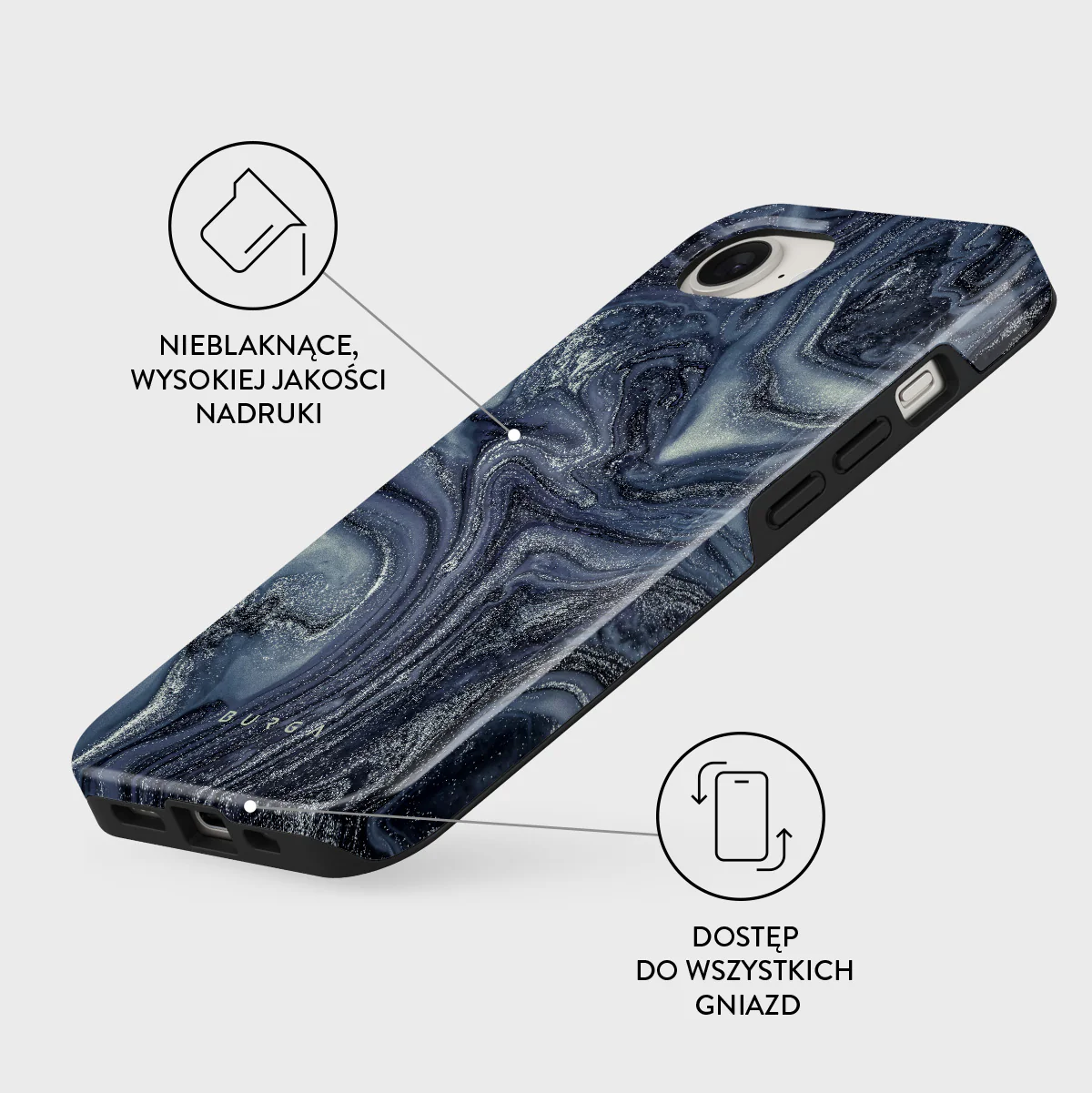 Navy Trench - iPhone 17e Etui - Image 3