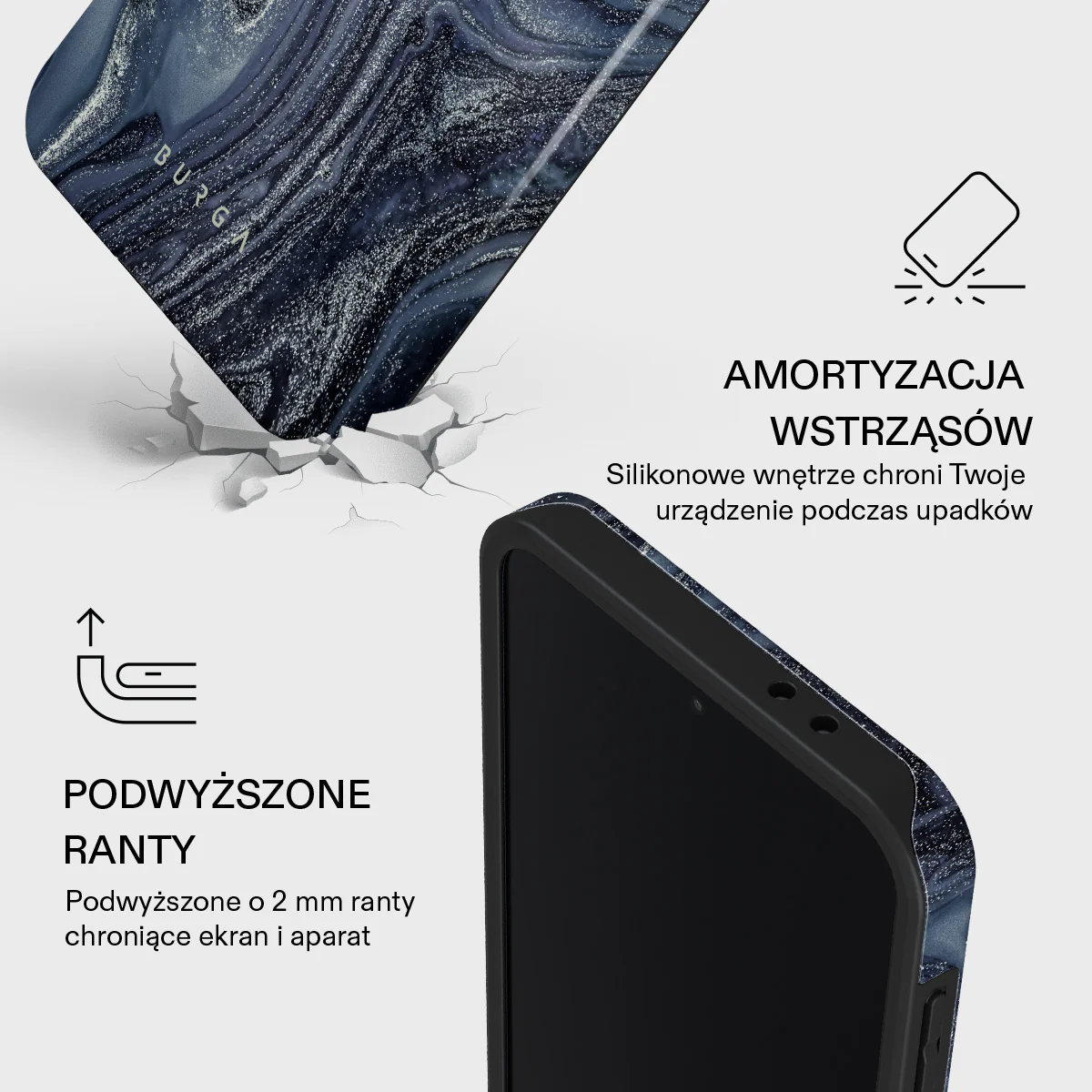 Navy Trench - Samsung Galaxy A37 5G Etui - Image 4