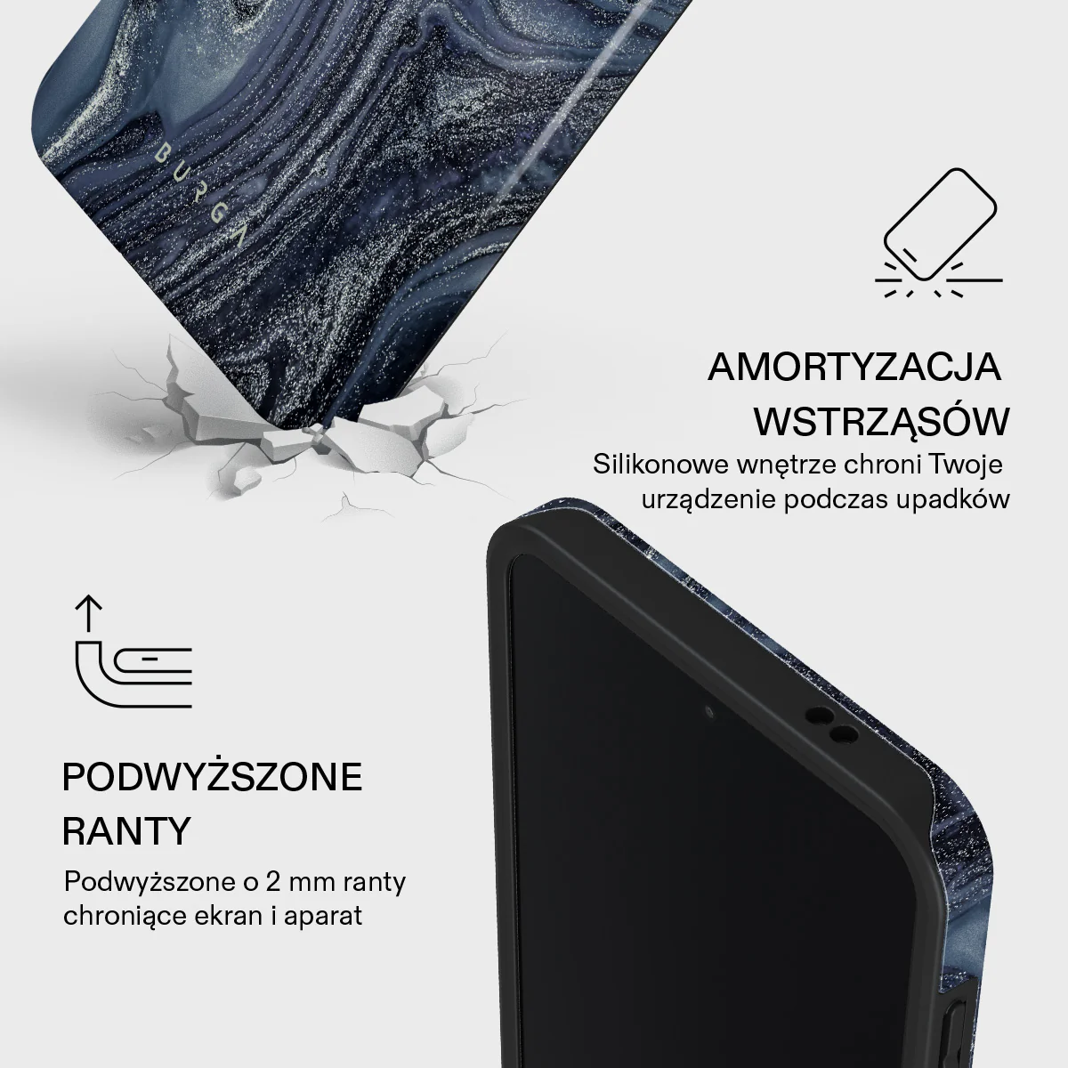 Navy Trench - Samsung Galaxy A57 5G Etui - Image 4