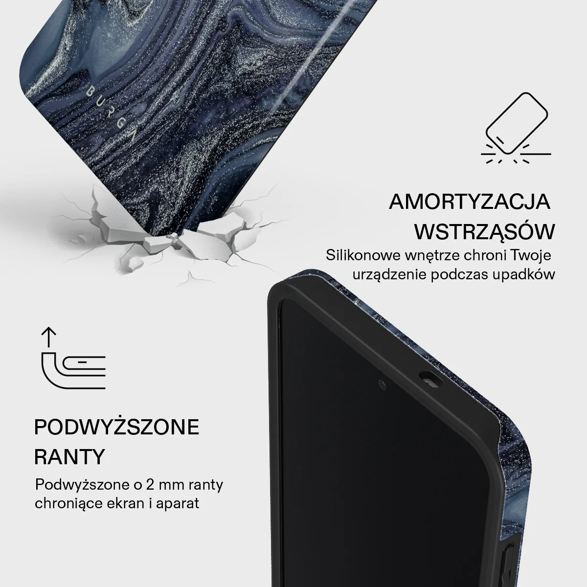 Navy Trench - Samsung Galaxy S25 FE Etui - Image 4