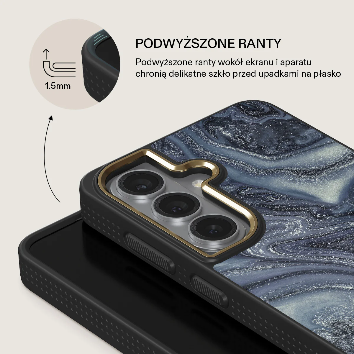 Navy Trench - Samsung Galaxy S26 Plus Etui - Image 8
