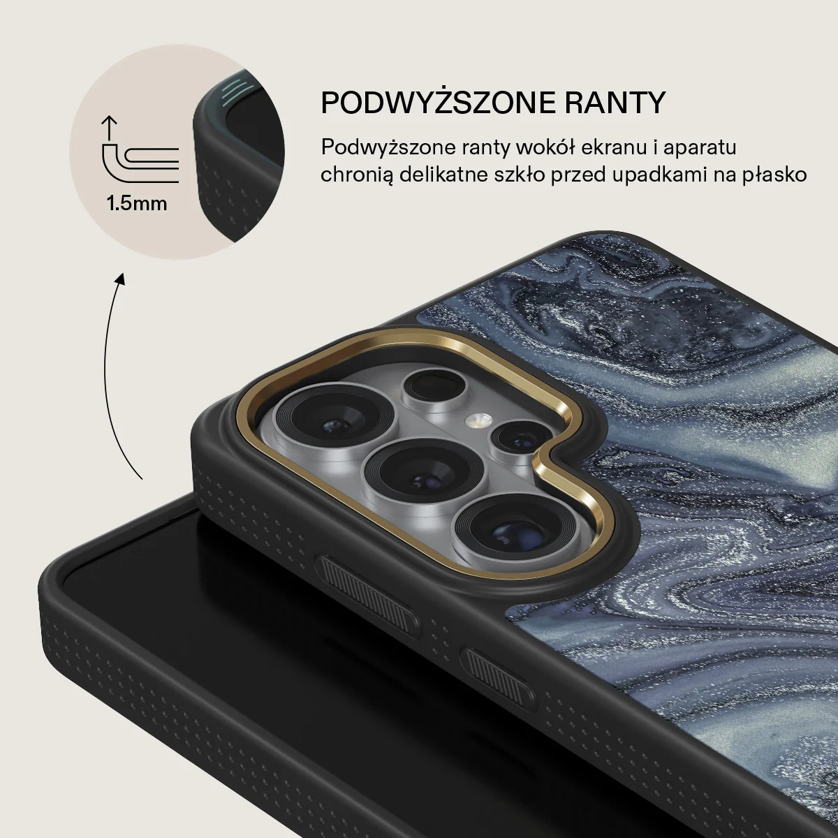 Navy Trench - Samsung Galaxy S26 Ultra Etui - Image 8