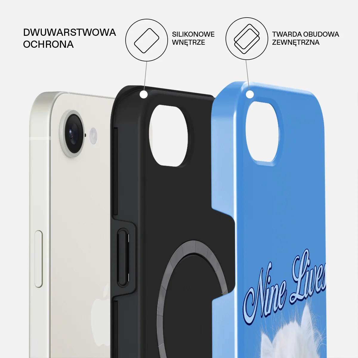 Nine Lives - iPhone 17e Etui - Image 2