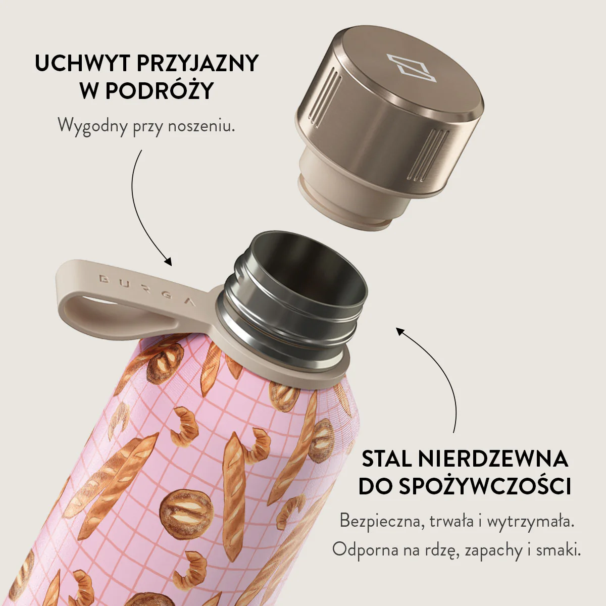 No Crumbs - Butelka na wodę - Image 4