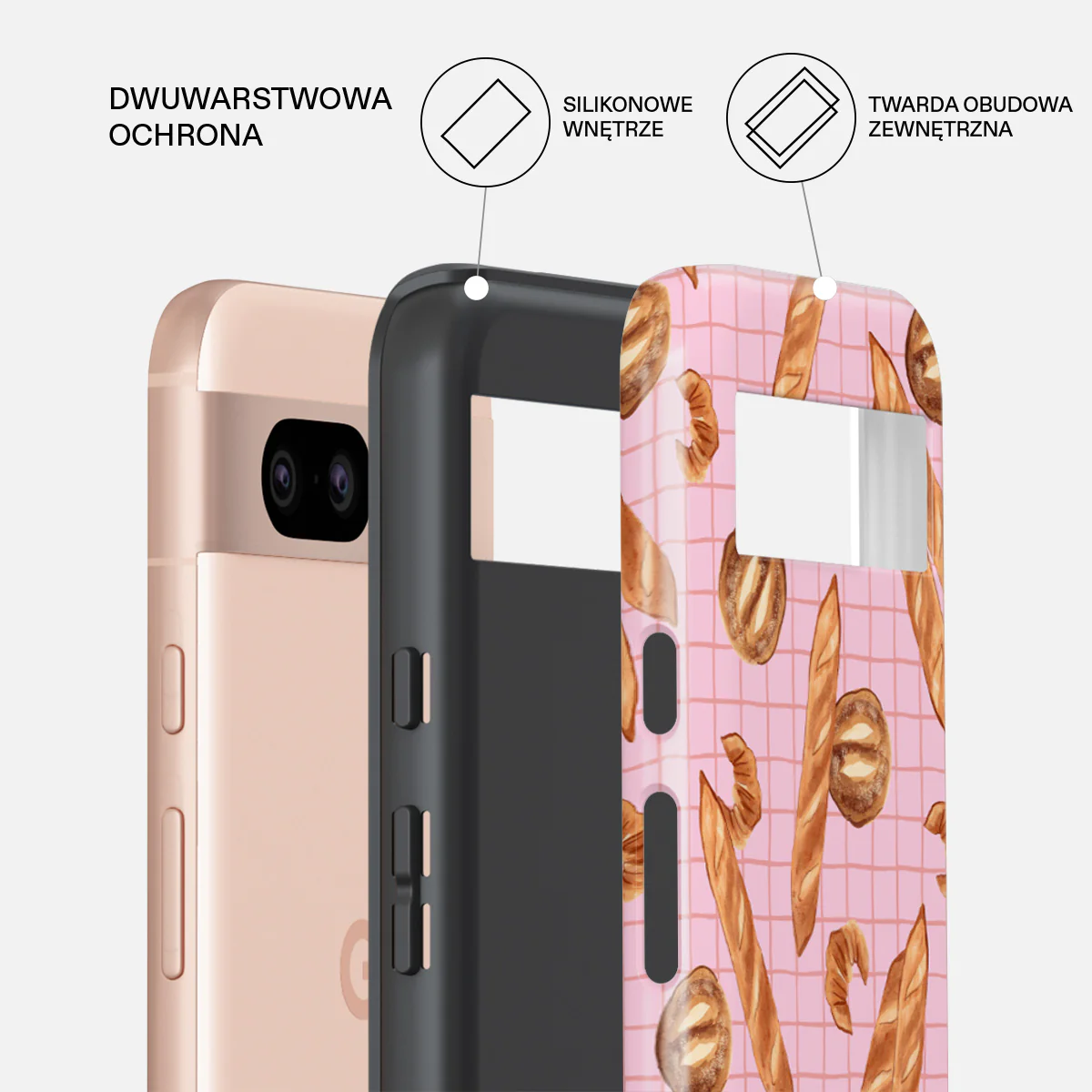 No Crumbs - Google Pixel 8a Etui - Image 2