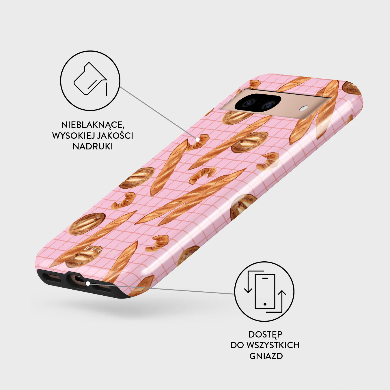 No Crumbs - Google Pixel 8a Etui - Image 3