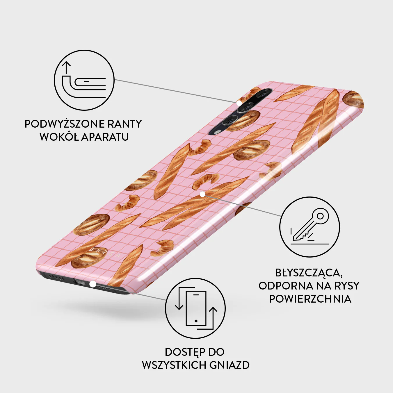 No Crumbs - Huawei P20 Etui - Image 3