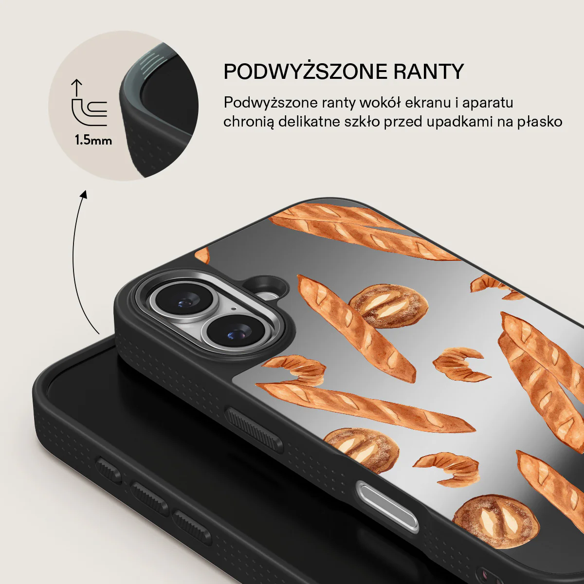 No Crumbs - iPhone 16 Etui - Image 39