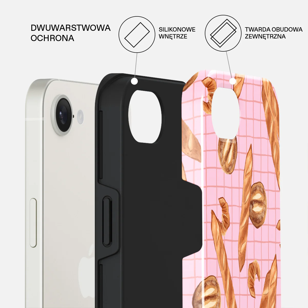 No Crumbs - iPhone 16e Etui - Image 2