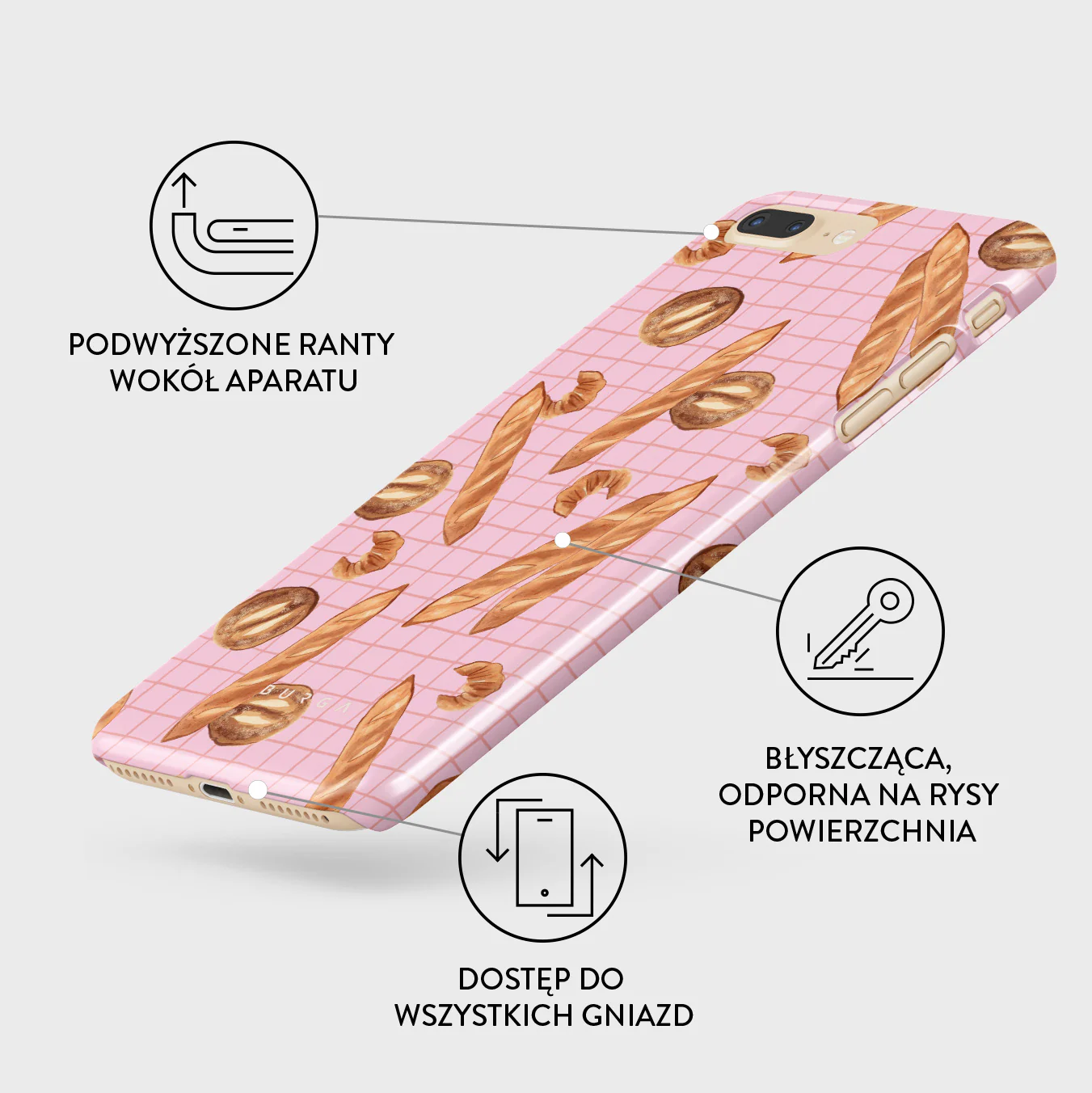 No Crumbs - iPhone 7 Plus / 8 Plus Etui - Image 3