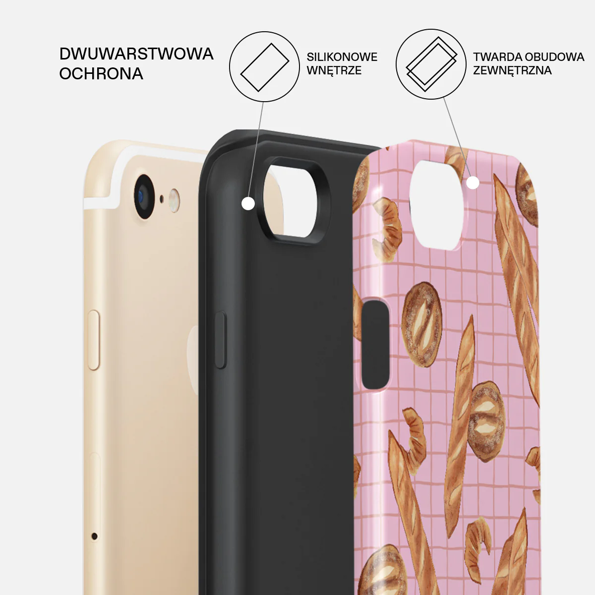 No Crumbs - iPhone SE (2022) Etui - Image 6