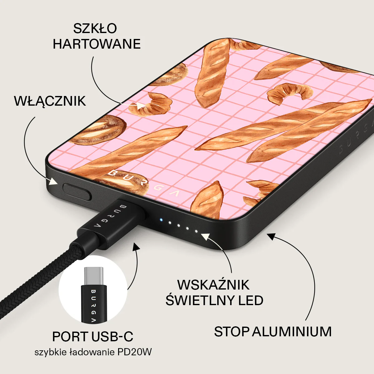 No Crumbs - Magnetyczny power bank - Image 5