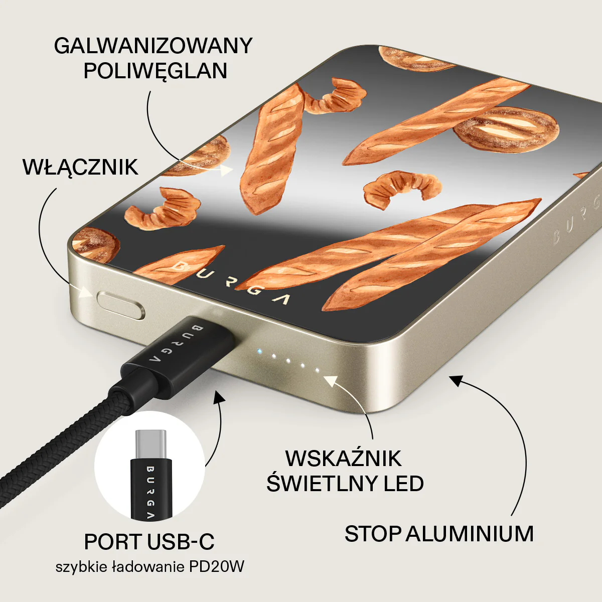 No Crumbs - Magnetyczny power bank - Image 70