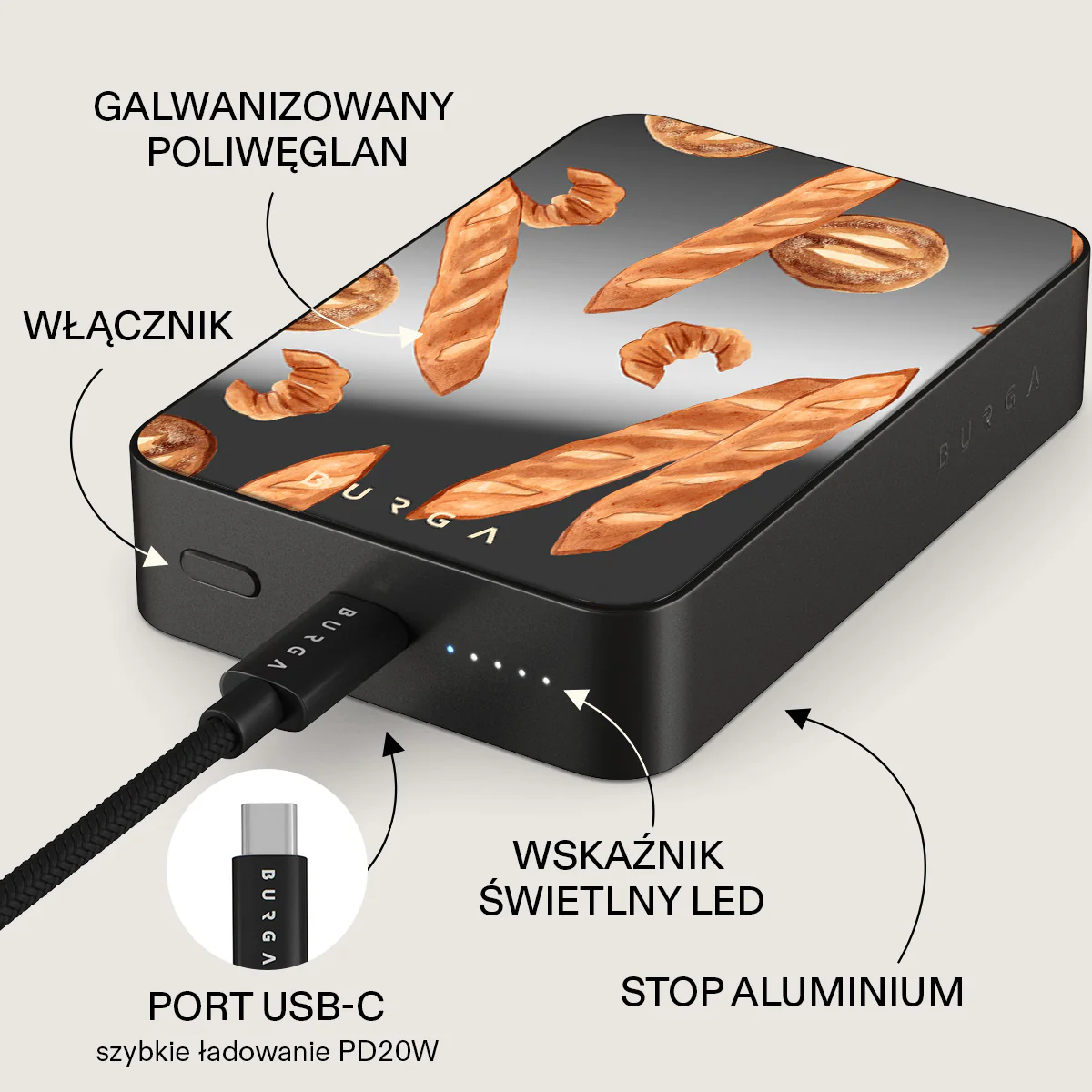No Crumbs - Magnetyczny power bank - Image 80