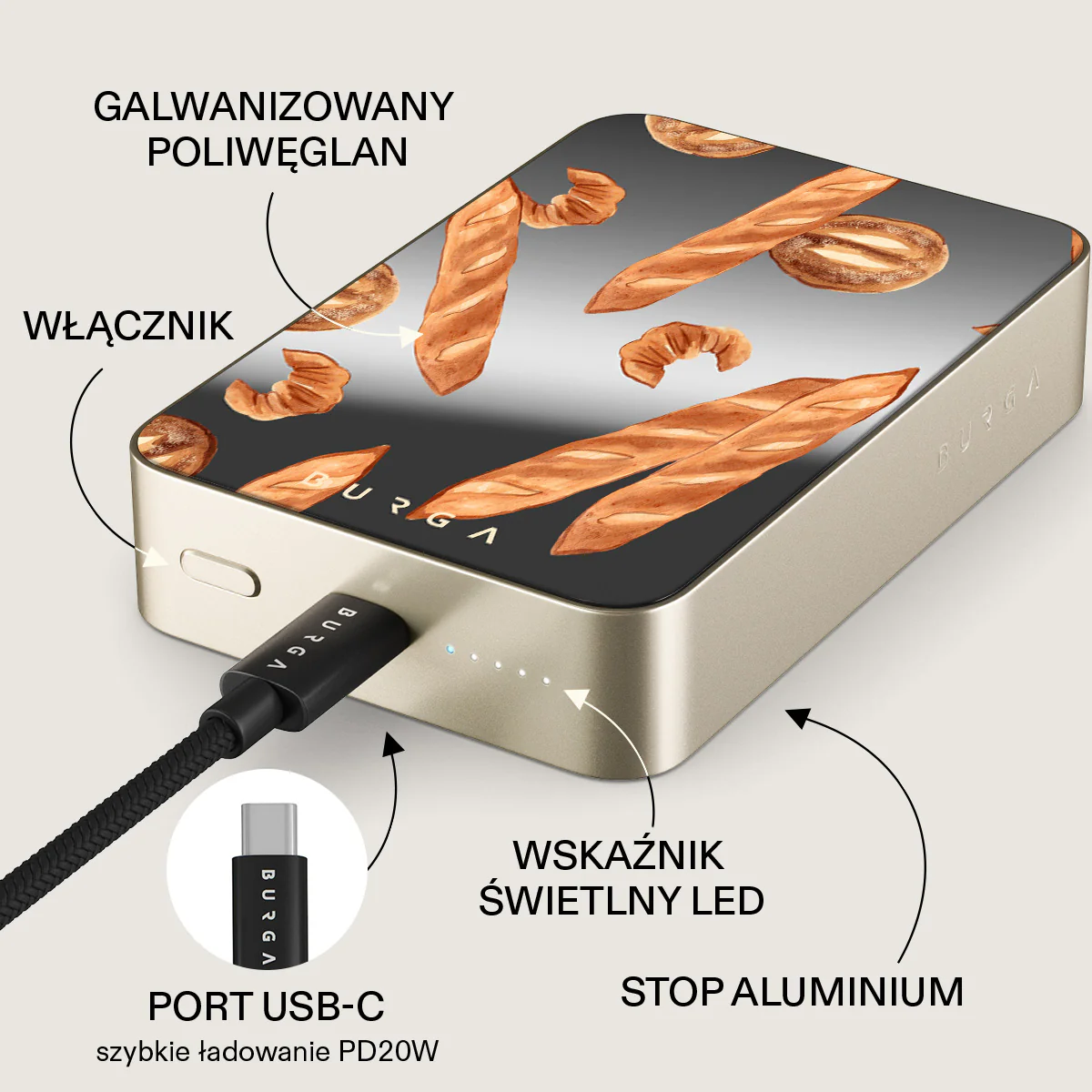 No Crumbs - Magnetyczny power bank - Image 85