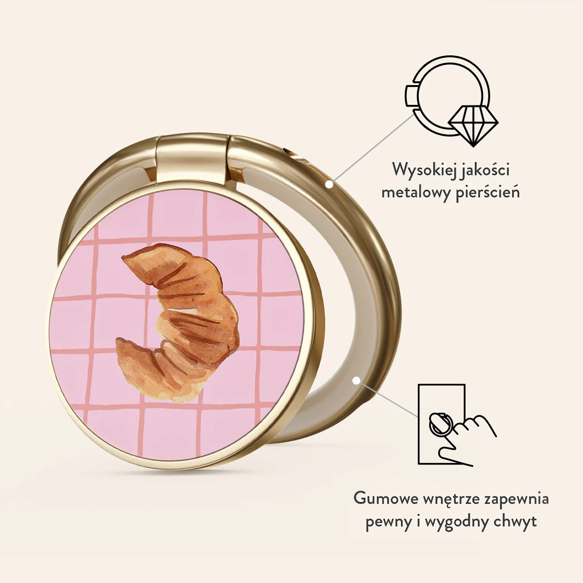 No Crumbs - Samoprzylepny Okrągły Uchwyt - Image 7