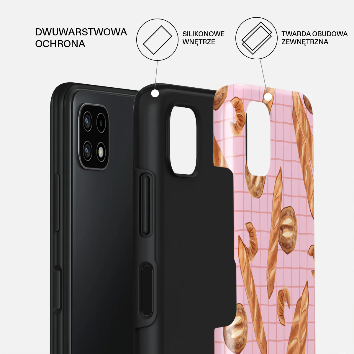 No Crumbs - Samsung Galaxy A22 5G Etui - Image 2