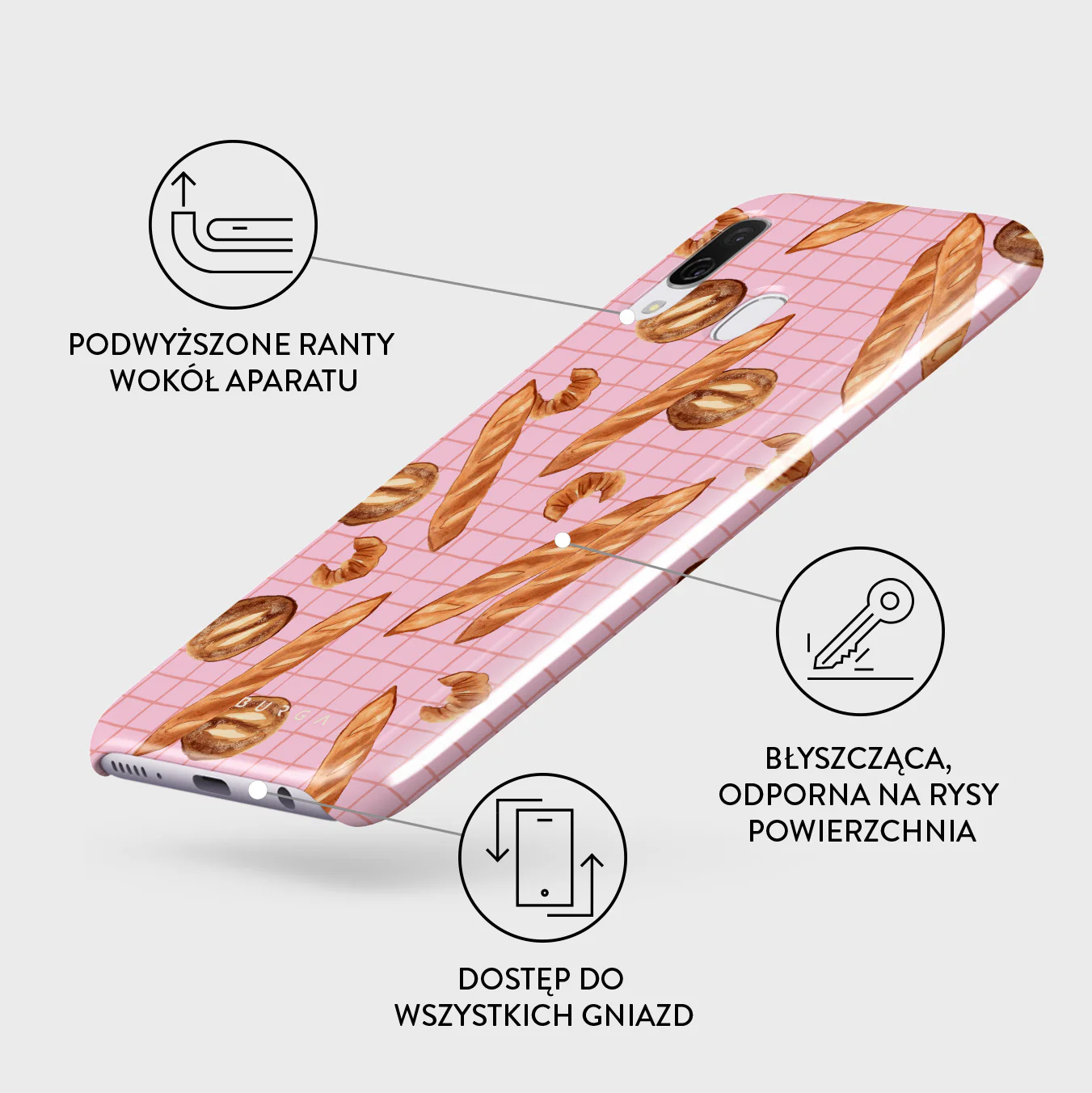 No Crumbs - Samsung Galaxy A40 Etui - Image 3