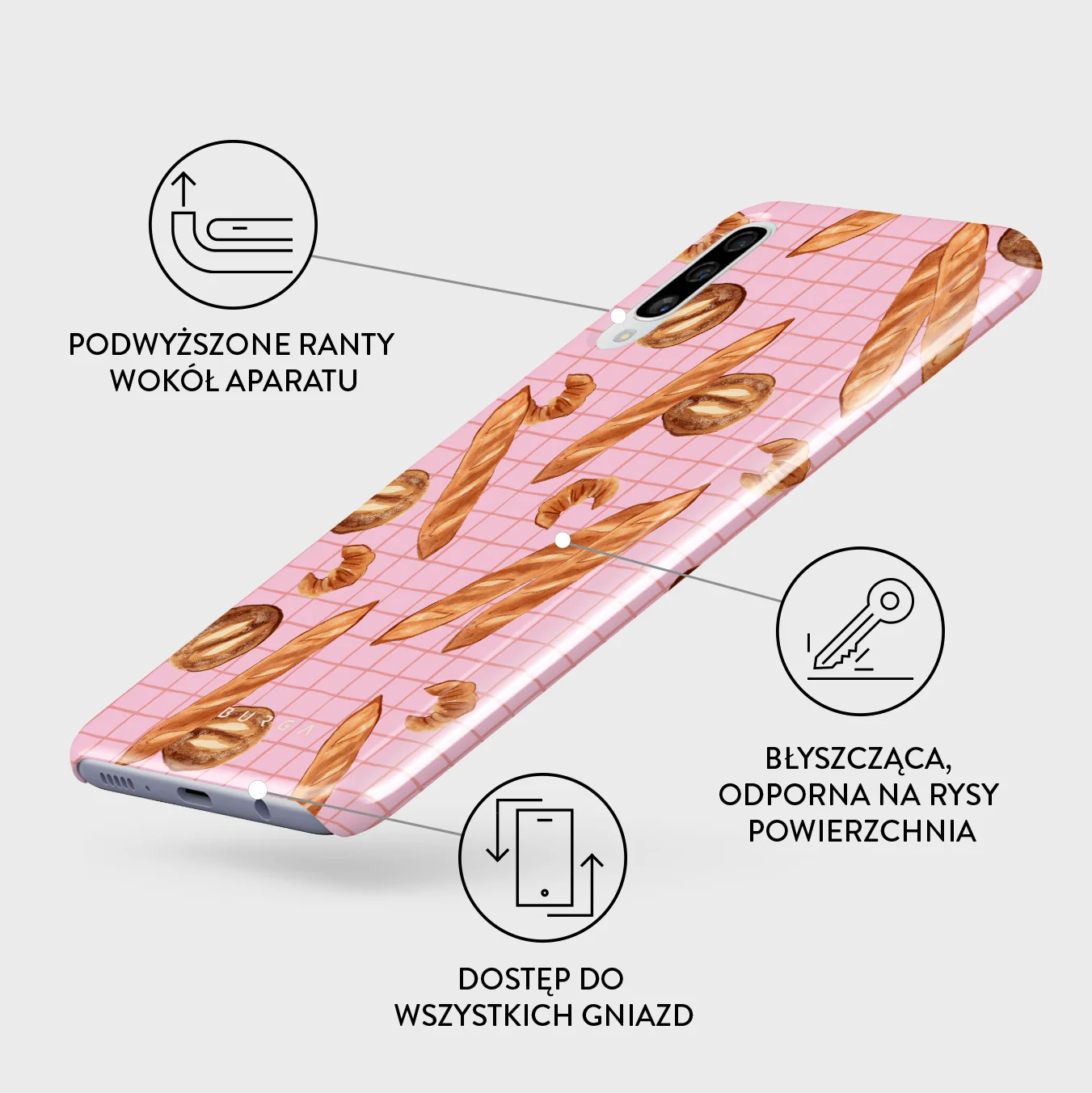 No Crumbs - Samsung Galaxy A50 Etui - Image 3