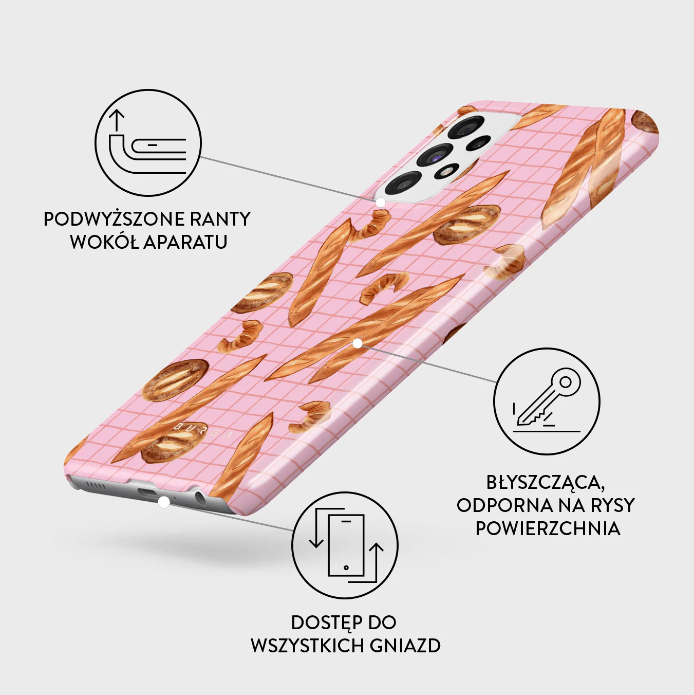 No Crumbs - Samsung Galaxy A72 4G / 5G Etui - Image 3