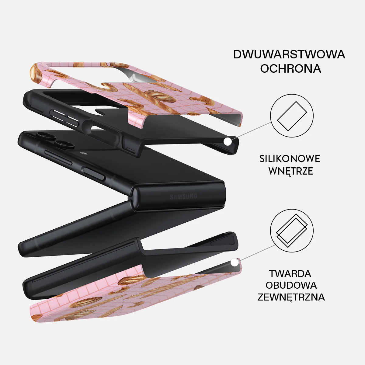 No Crumbs - Samsung Galaxy Z Flip 4 Etui - Image 8