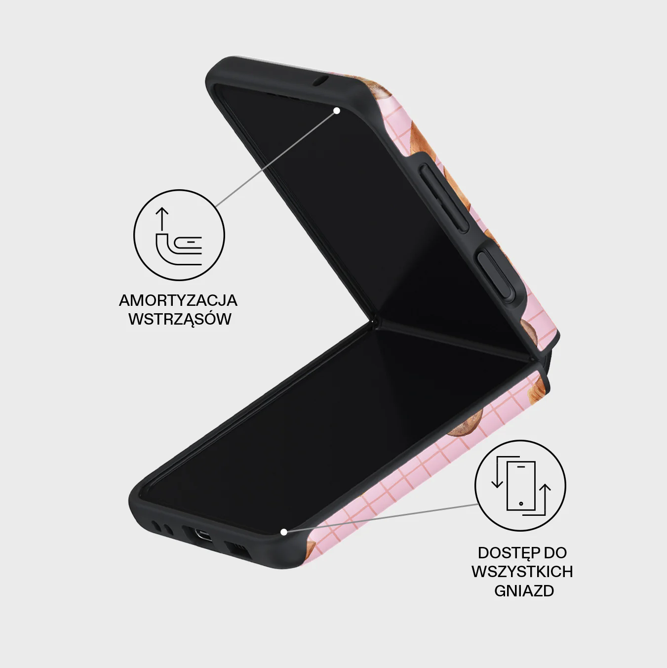 No Crumbs - Samsung Galaxy Z Flip 4 Etui - Image 9