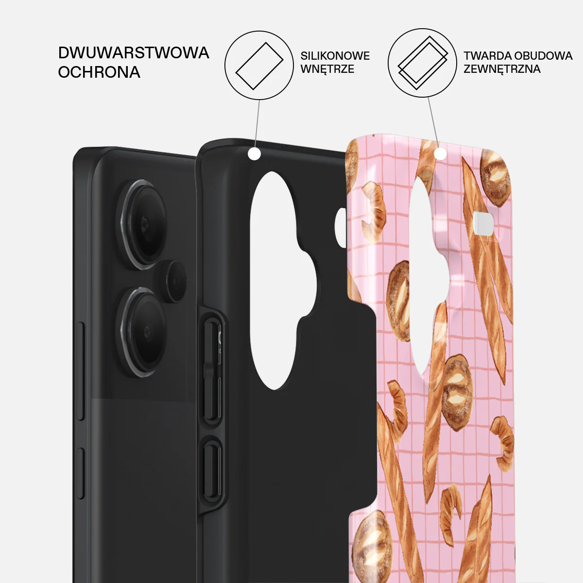 No Crumbs - Xiaomi Redmi Note 13 Pro+ 5G Etui - Image 2
