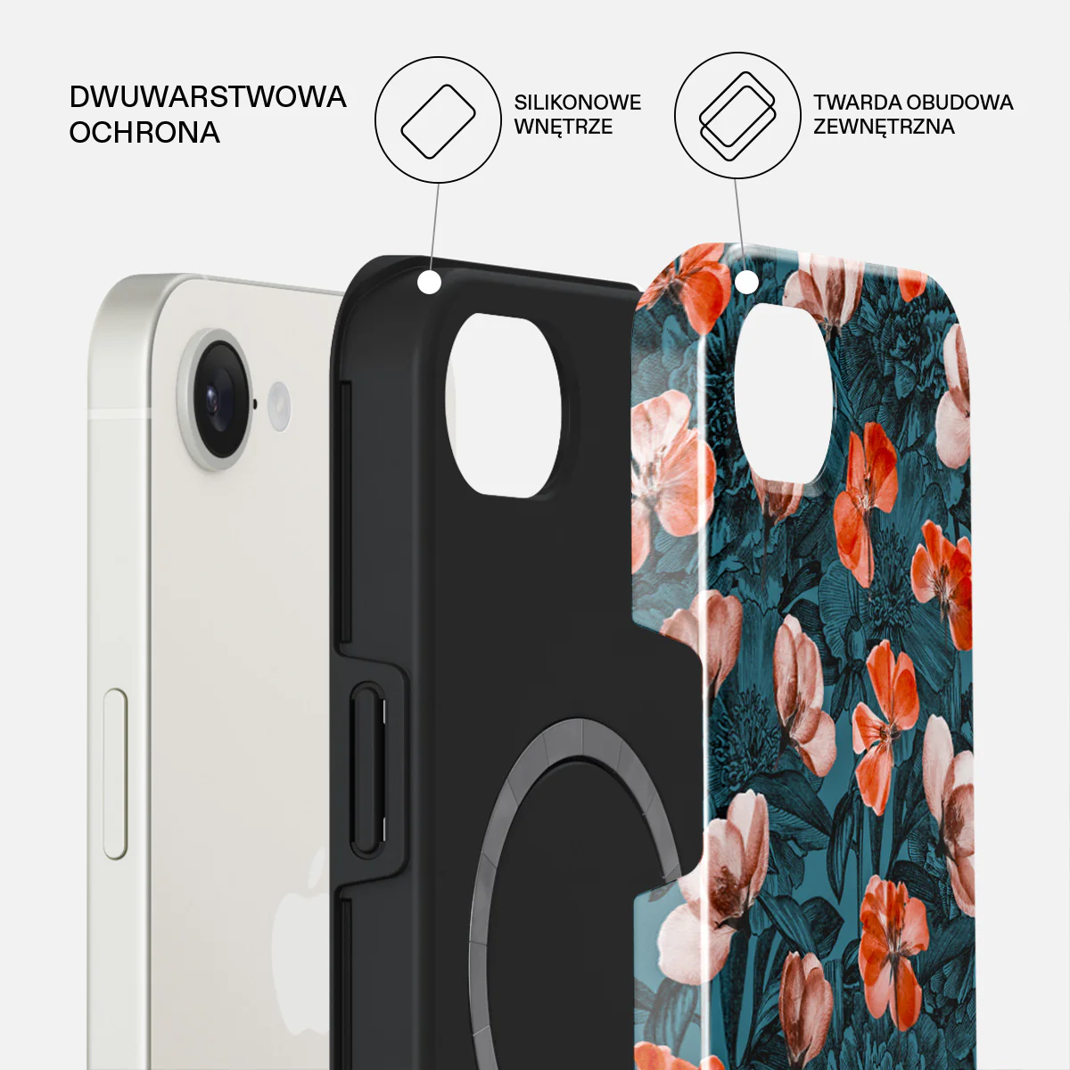No Rain No Flowers - iPhone 17e Etui - Image 2