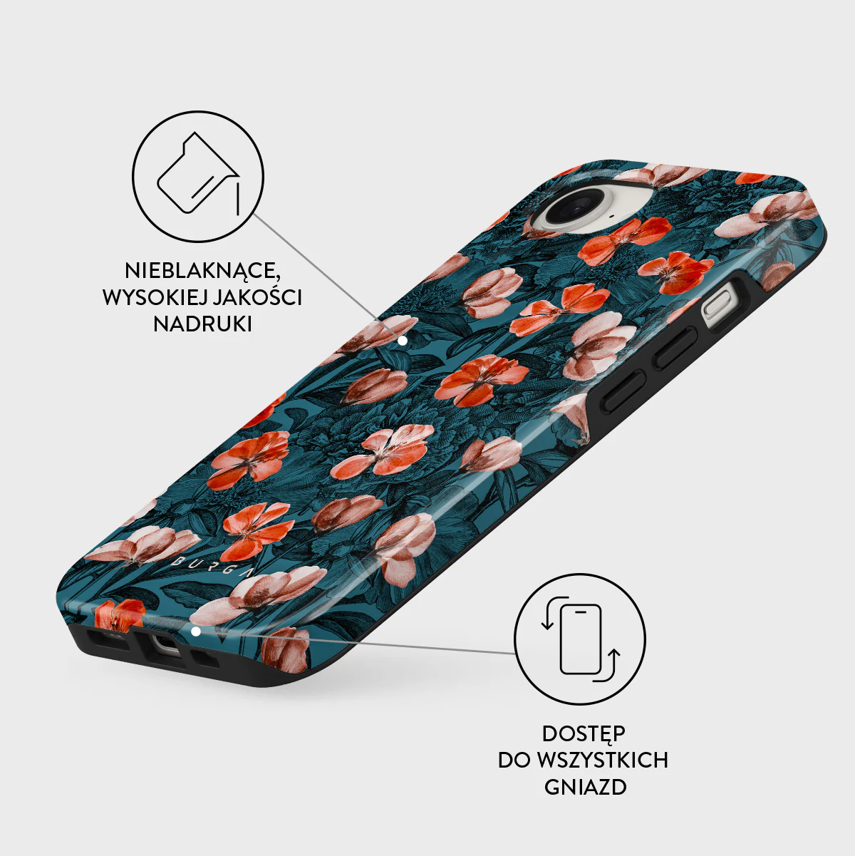 No Rain No Flowers - iPhone 17e Etui - Image 3
