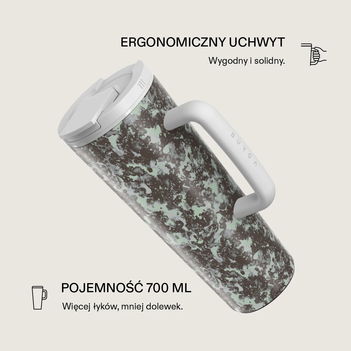Nordic - Kubek podróżny EasyGrip - Image 2
