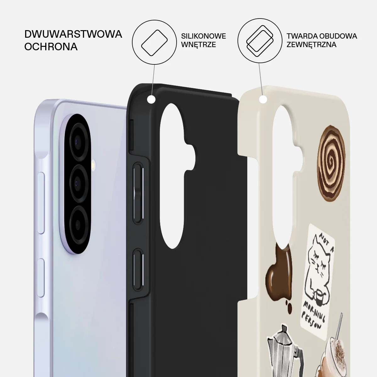 Oat Milk Please - Samsung Galaxy A37 5G Etui - Image 2